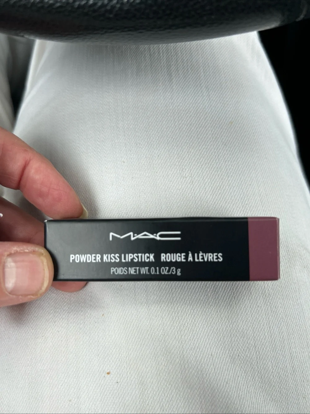 Mac Powder Kiss Lipstick  932 KINDA SOAR -TA  Discontinued BRAND NEW IN BOX.